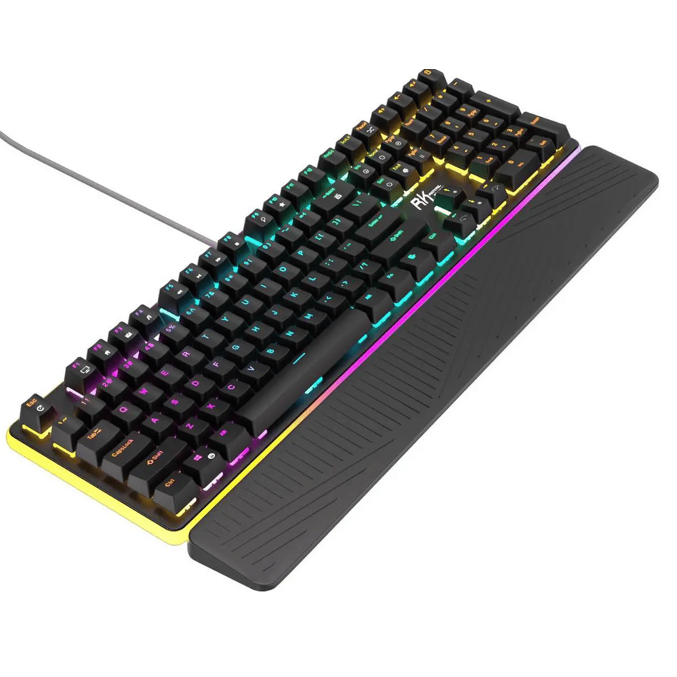 კლავიატურა Royal Kludge RK918 Mechanical Keyboard, Blue switch, Wired, USB, Black