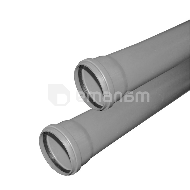 მილი შიდა კანალიზაციის HAKAN 110X1000 PP HT S20 GREY