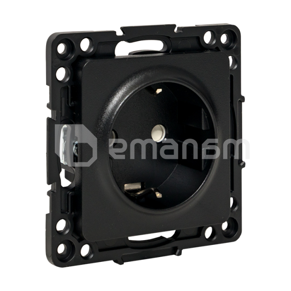 როზეტი EKF 1 84x84 დამიწებით ჩარჩოს გარეშე