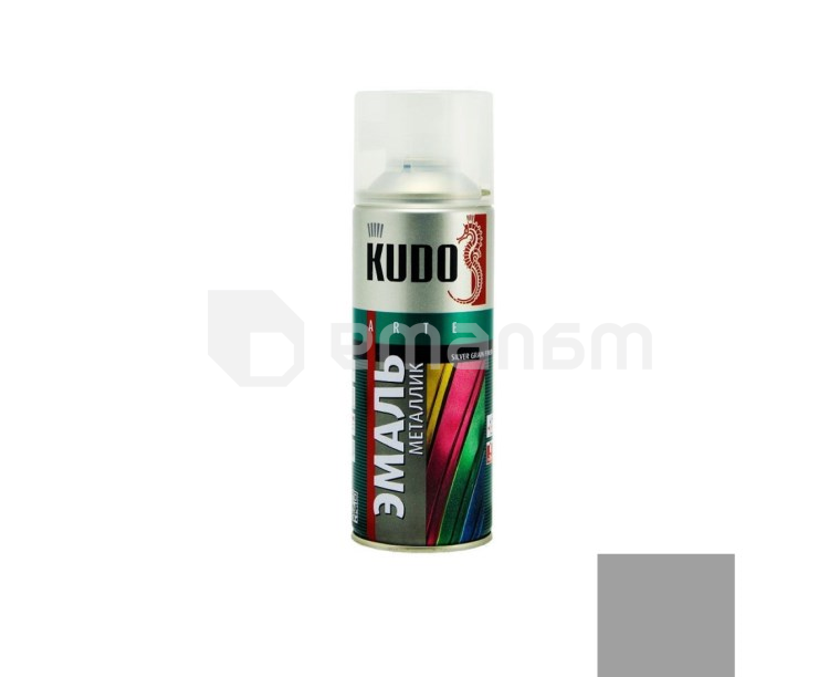 ემალი უნივერსალური მეტალიკი KUDO KU-1026 ვერცხლი 520 მლ