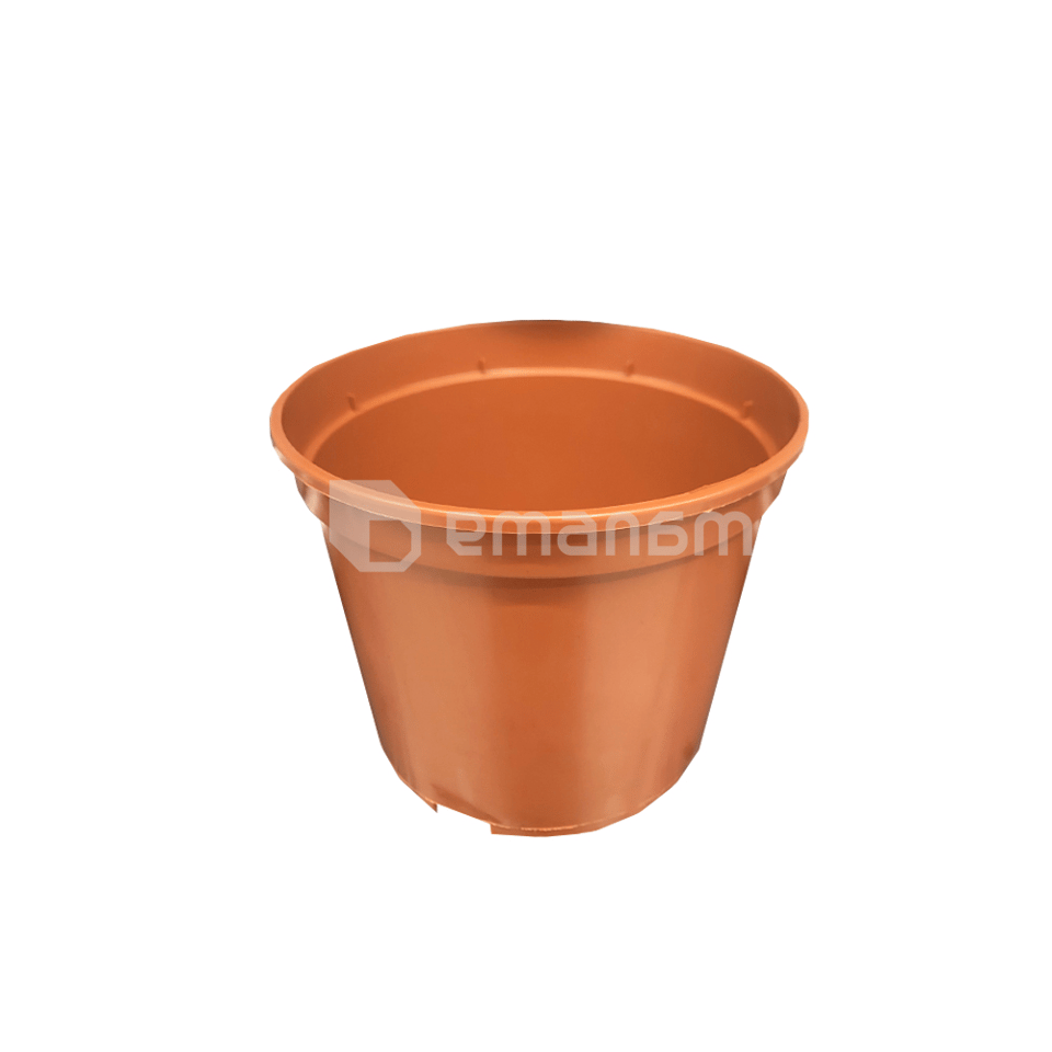 ქოთანი პლასტმასის Aleana 12x9 სმ ტერაკოტა