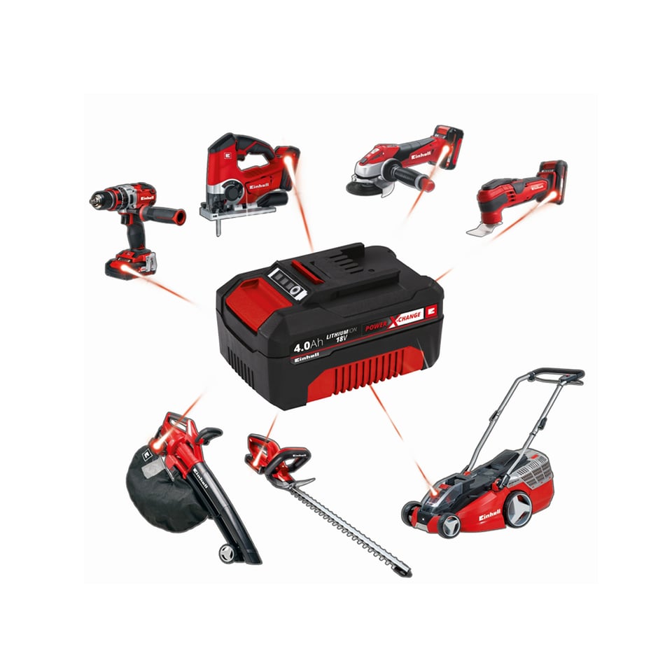 ელემენტი+დამტენი 18V 4AHM PXC EINHELL