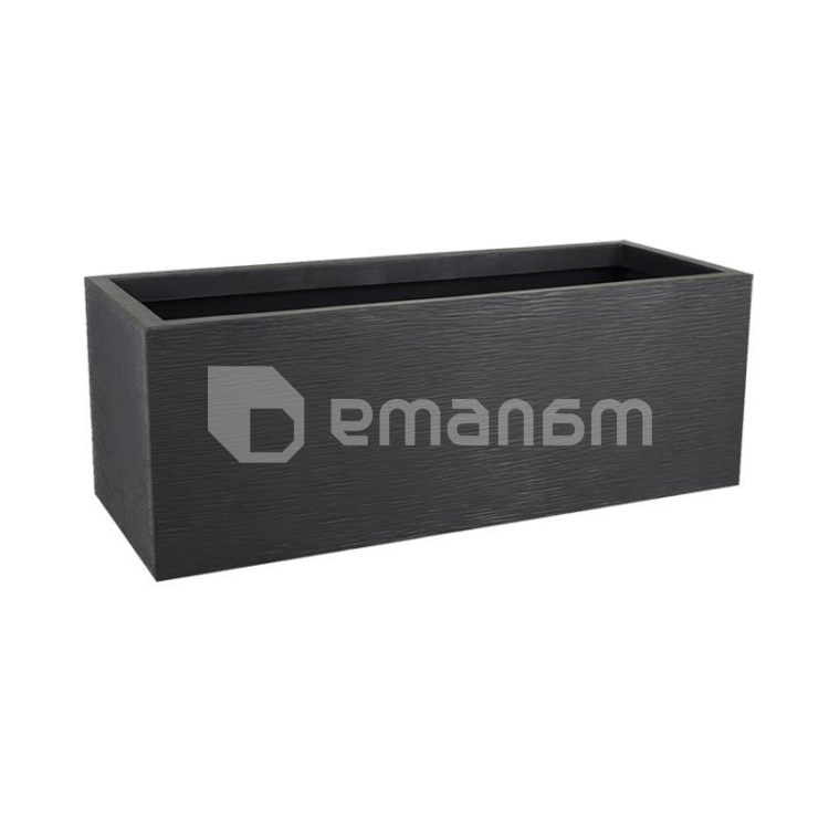 ქოთანი პლასტმასის EDA Plastiques JARDINIERE GRAPHIT'UP 79,5 X 29,5 X 29,5სმ 57ლ