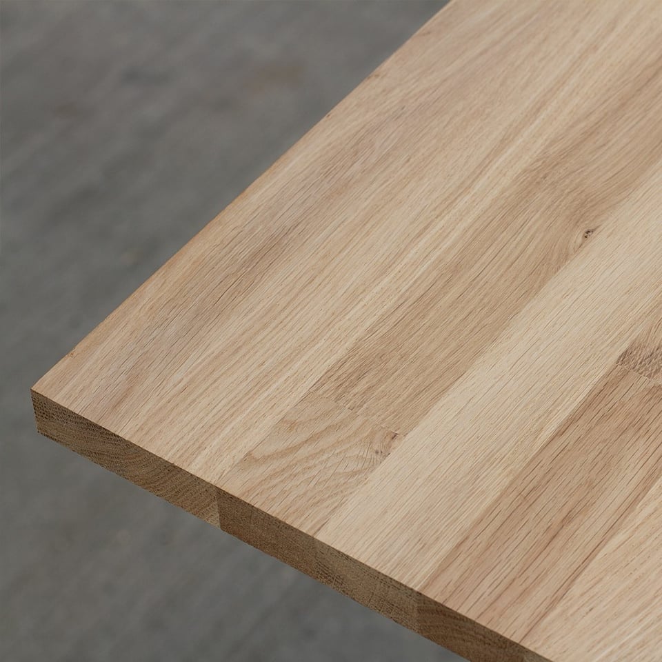 ავეჯის დაფა ECOWOOD მუხა ხარისხი AB 20x600x3000 მმ ბუნებრივი ხისფერი