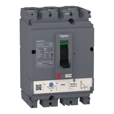 ავტომატური ამომრთველი, 3P, 100A, TMD, 36kA, Easypact CVS,