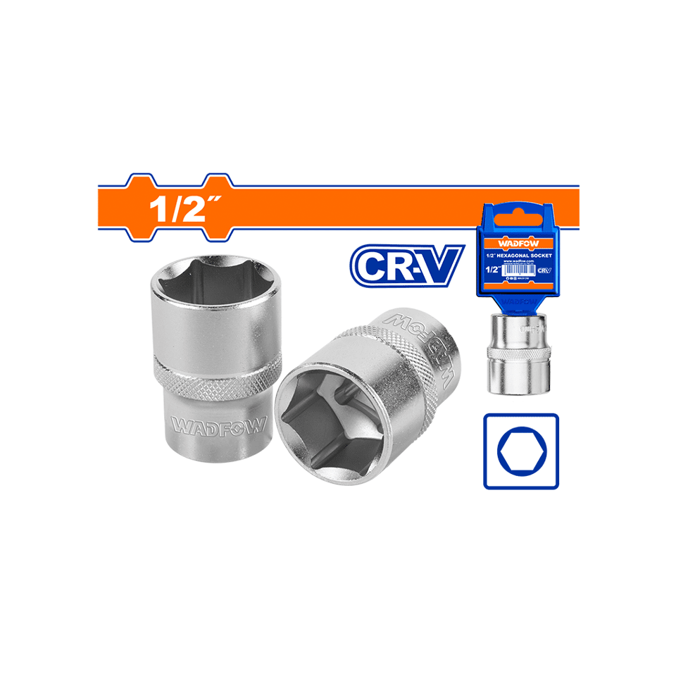 1/2 ქანჩის მოსახსნელი ექვსკუთხა თავაკი 8 მმ (WSC1208) WADFOW