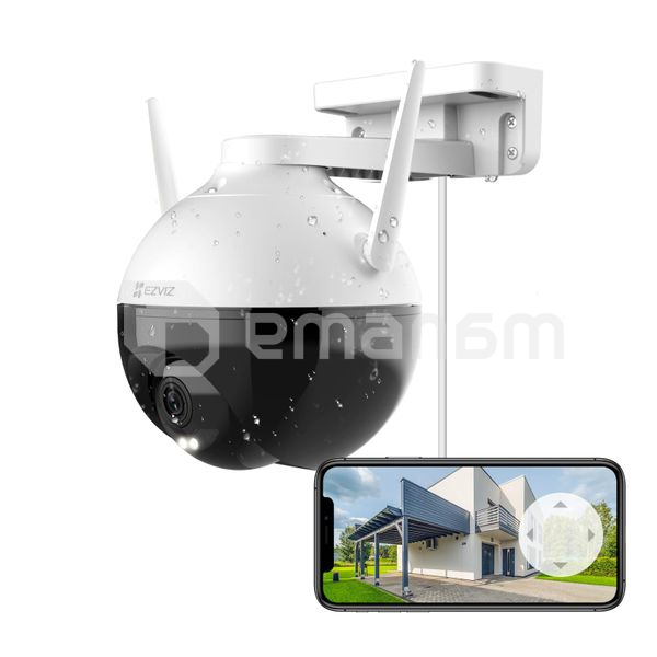 ვიდეო სამეთვალყურეო კამერა Ezviz PT 2Mp 2.8mm Wi-Fi 1F2WFL