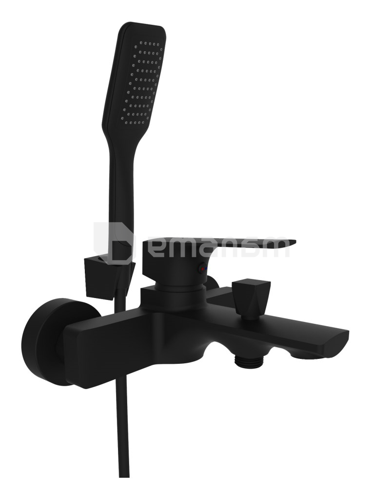 აბაზანის ონკანი Rubineta Modena-10/K (BK) Black matte