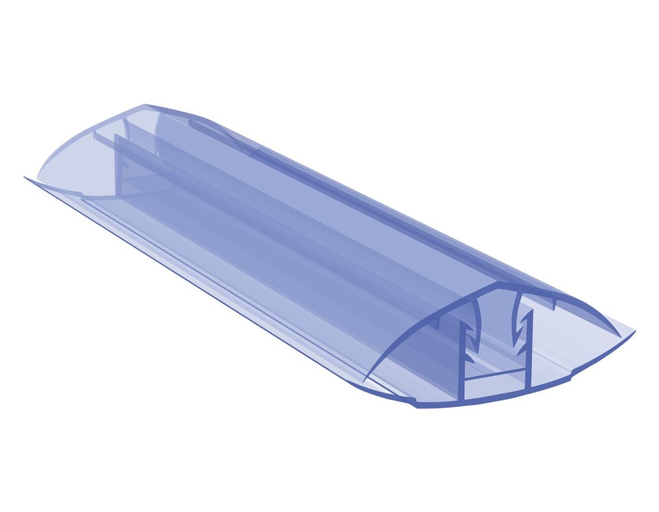 პოლიკარბონატის შემაერთებელი პროფილი НСР (6მ) 6-10 მმ