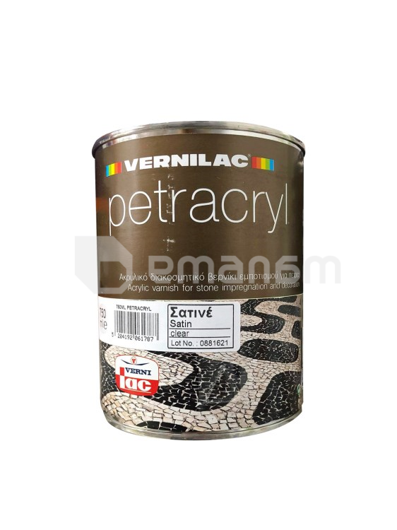 ლაქი ქვის Vernilac petracryl აბრეშუმისებრი 8890 750 მლ
