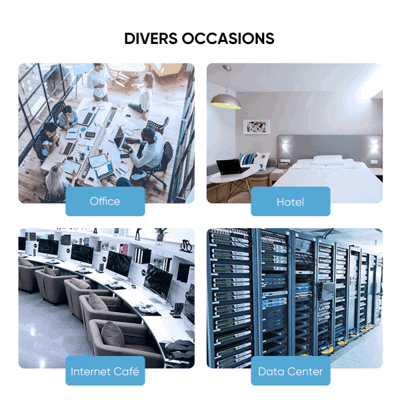 ქსელის კაბელი UGREEN NW121 (80787) Pure Copper Patch Cord Cat8 RJ45 Ethernet Cable 0.5M (Black)