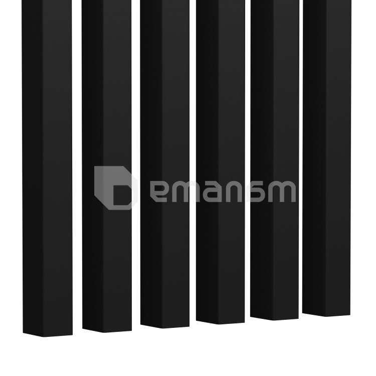 ლარტყა დეკორატიული Foge 280x3x4 სმ შავი 6 ც
