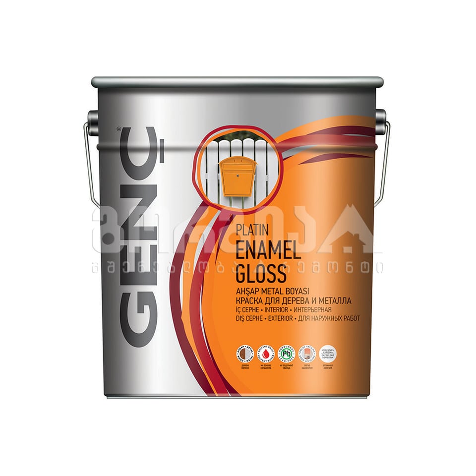 საღებავი ხის და მეტალის 15 ლტ "SILVER"-3911(ალუბლისფერი)