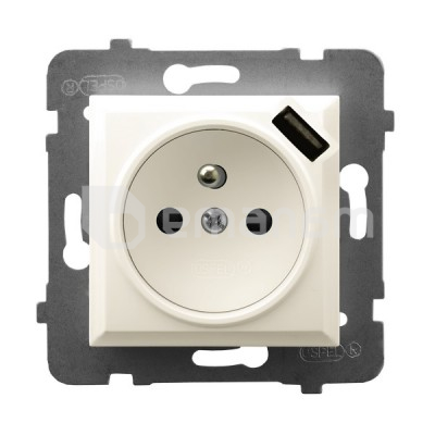როზეტი OSPEL 1 16A USB