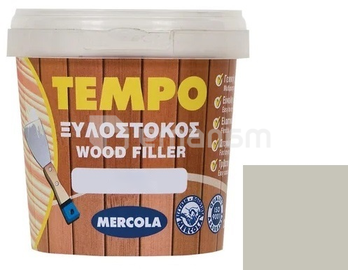 ფითხი ხის Evochem Tempo Wood Filler 200 გ ნაცრისფერი