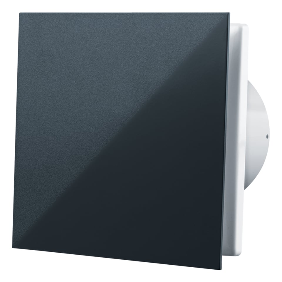 გამწოვი ვენტილატორი Domovent 125 Solid Black sapphire