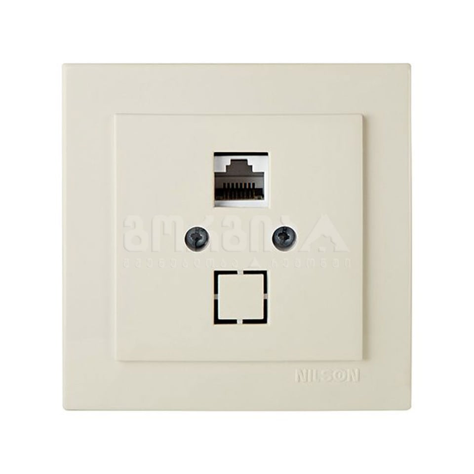 როზეტი ინტერნეტის CAT5 touran cream - 24121044