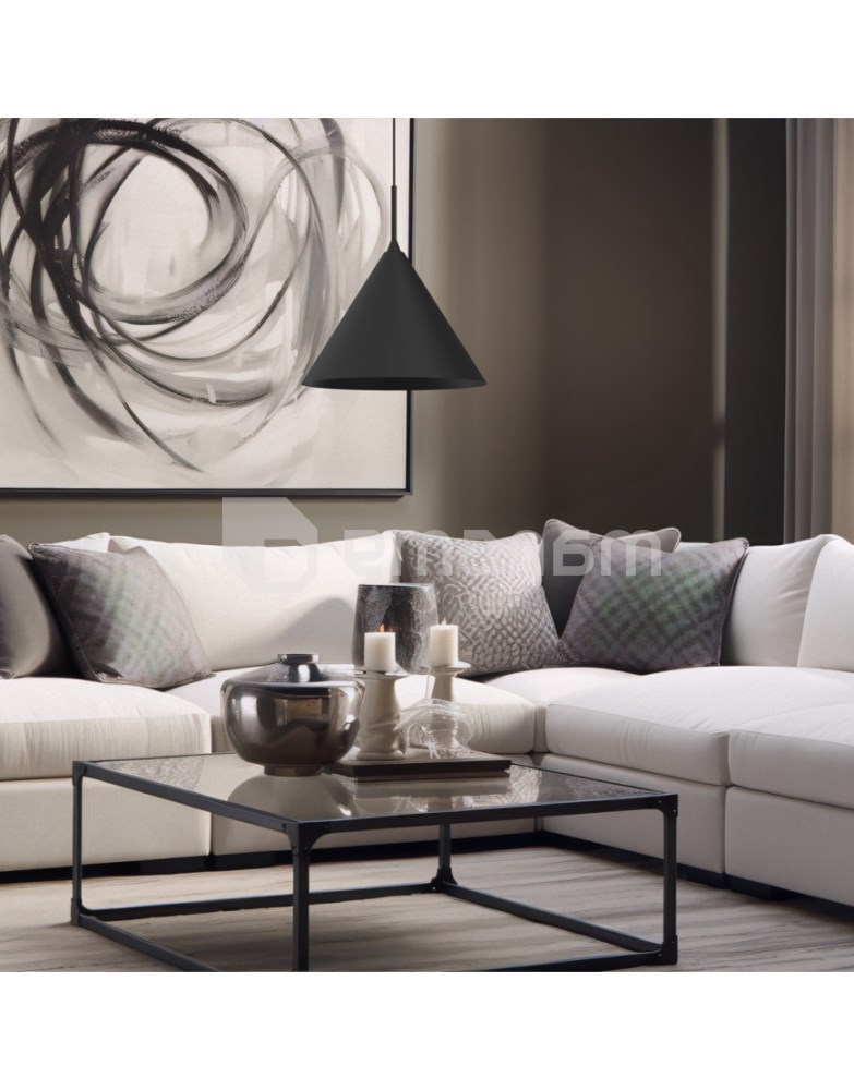 საკიდი Milagro MLP0958 CAPITAL 1 GX53 Ø32cm შავი