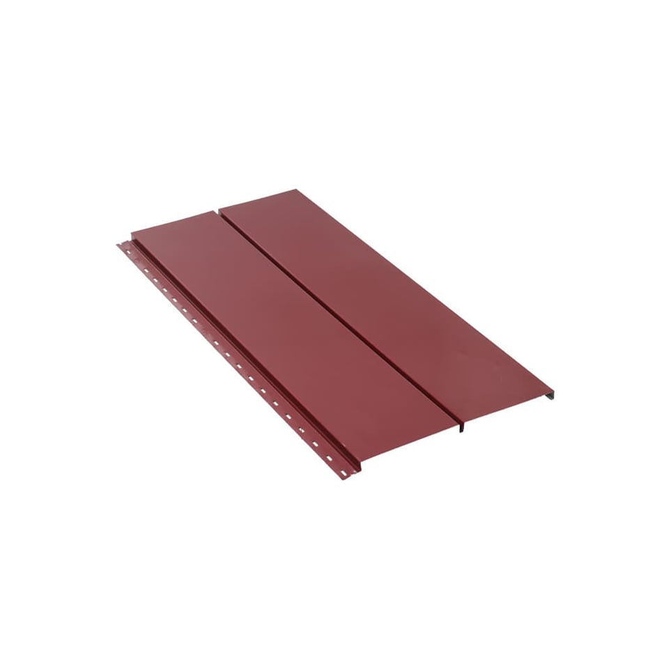 154-იანი ფერადი თუნუქის საიდინგი 0.45X340 პრიალა RAL 3005 (სამხრეთ კორეა) NOVA