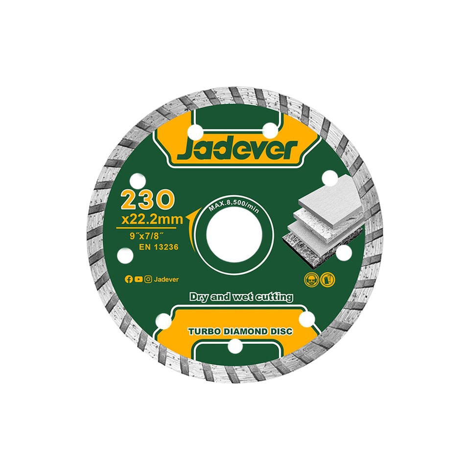 გრანიტის საჭრელი დისკი 230 მმ JDDC3K05 JADEVER