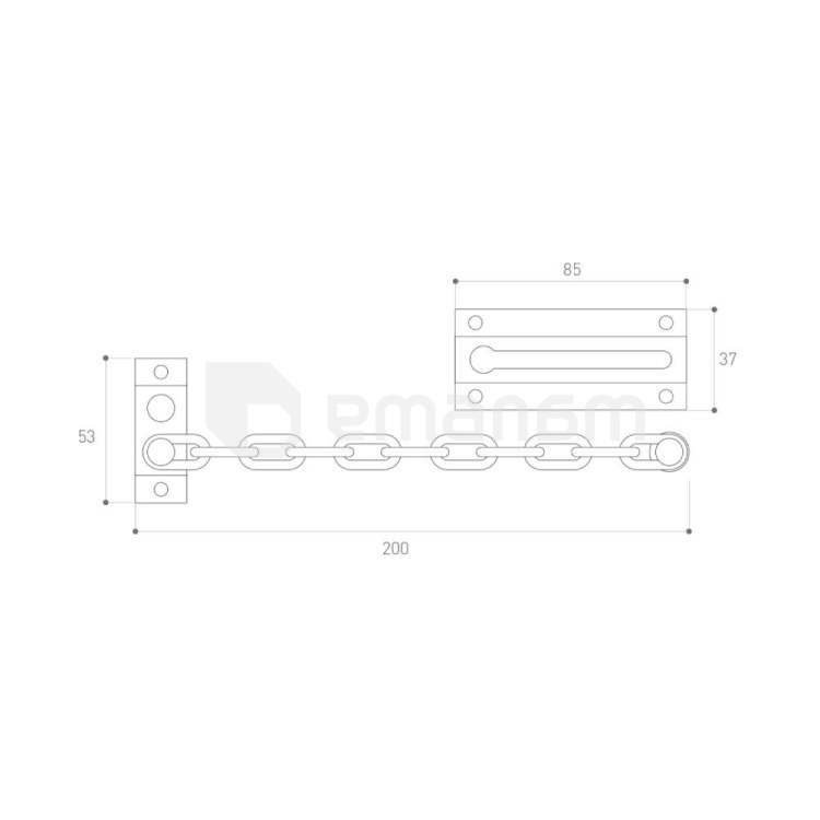 კარის ჯაჭვი ZAPORNICE ZDC