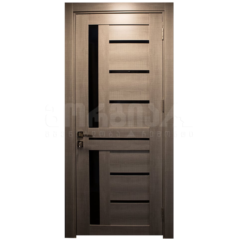 კარი მდფ TKSU4 220*88 /14 Grey Oak(კომპლექტი)