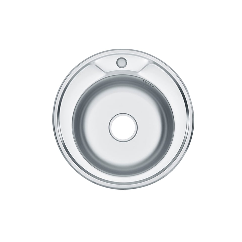 სამზარეულოს ნიჟარა+სიფონი LS -5151 - 500*500*180 (0.6MM)