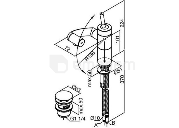 სამზარეულოს შემრევი DAMIXA Arc 290007464