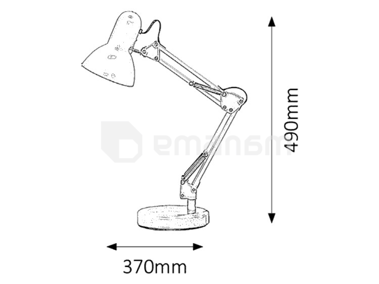 სანათი მაგიდის Rabalux Samson 4213 E27 1X MAX 60W