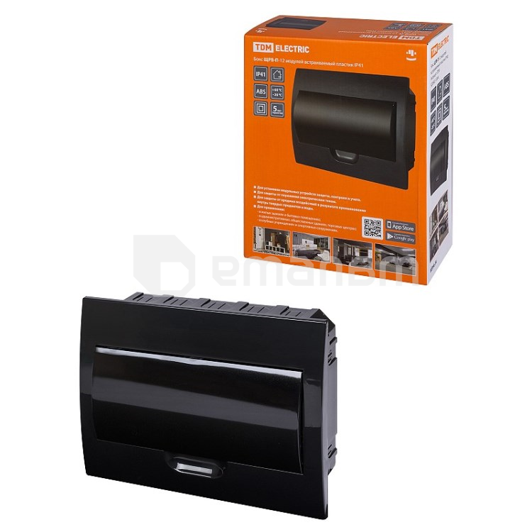 კოლოფი შიდა მონტაჟისთვის TDM 280x222x92მმ