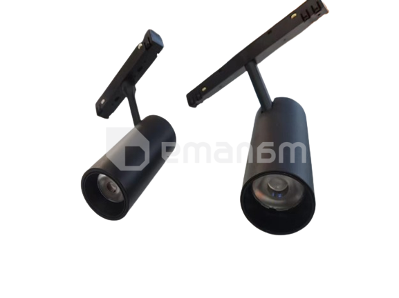 სანათი ტრეკი ბრუნვადი AIMON 12W 48V 4000K Ø45 გამჭირვალე