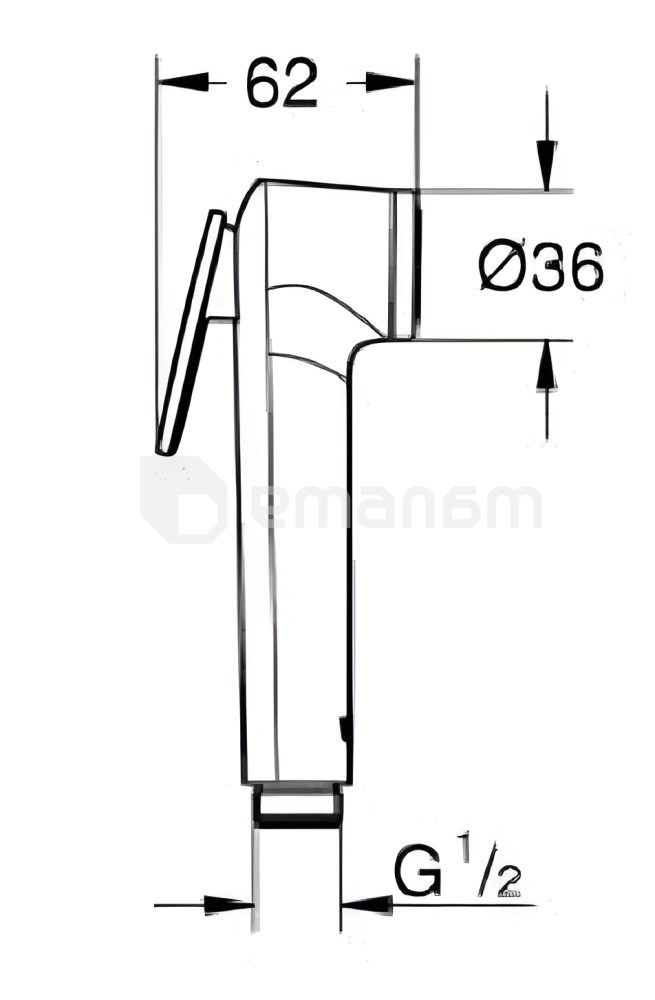 ბიდეს ყურმილი Grohe VITALIO TRIGGER SPRAY BL 26351000