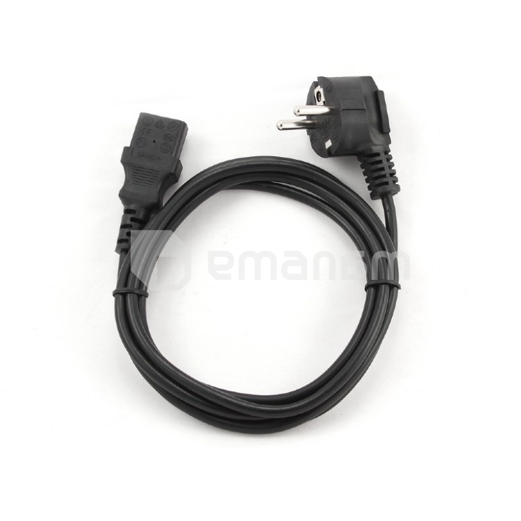 კვების კაბელი Gembird PC-186 Power cord C13 1.8 m