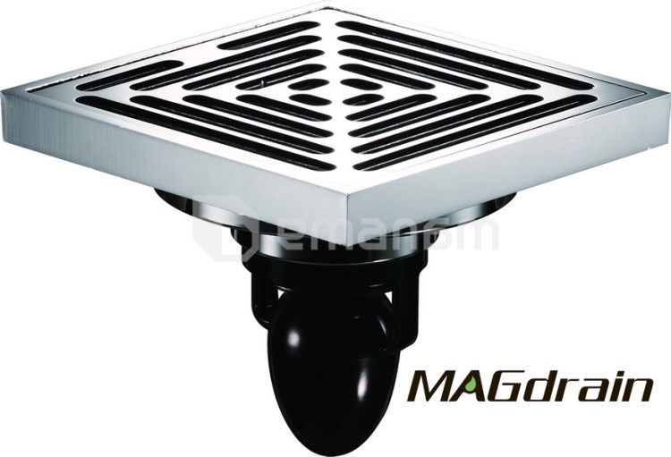 ტრაპი MAGdrain 100*100, პრ. ბრინჯ., თითბერი FC10Q5-Q
