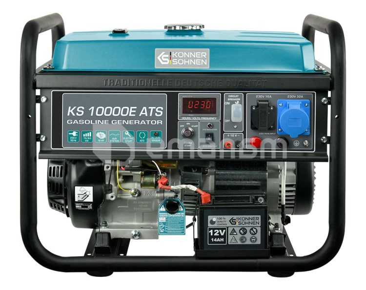 გენერატორი ბენზინის Konner&Sohnen KS 10000E ATS 8kW