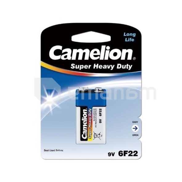 ელემენტი Camelion Super Heavy Duty 6LR61 9V მარილოვანი 1 ც