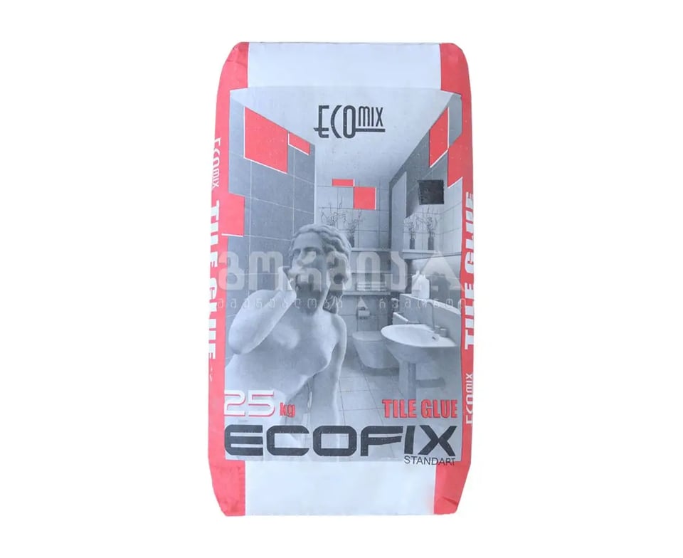წებო-ცემენტი EKOFIX  25კგ.-იანი ტომარა STANDART