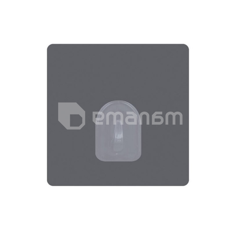 პირსახოცის საკიდი კაუჭი MSV მუქი ნაცრისფერი