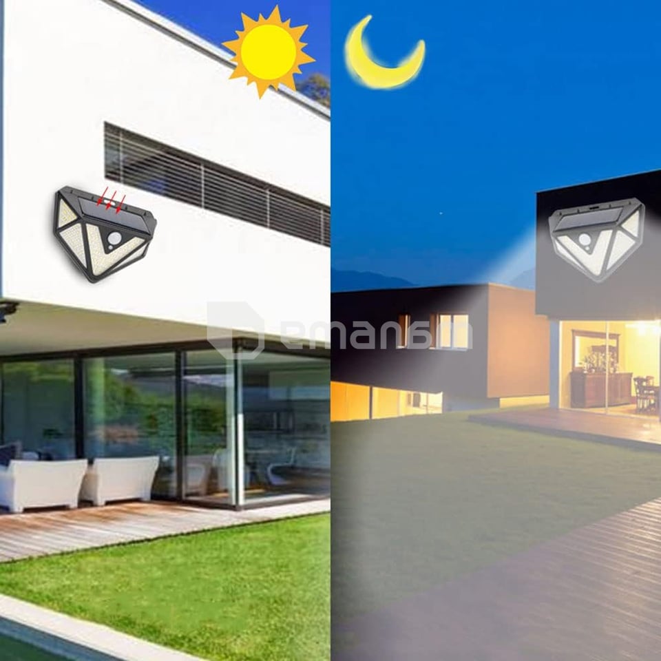 კედლის სანათი AIMON LED solar SH017