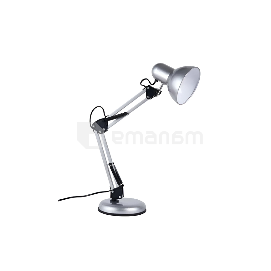 მაგიდის სანათი LEDEX 70992 Robotop Е27 ვერცხლისფერი