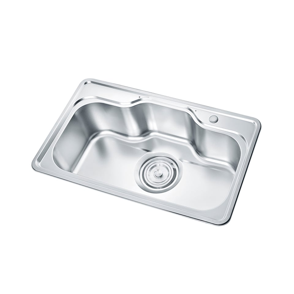 სამზარეულოს ნიჟარა+სიფონი LS-8551 850*510*200 (1 MM)