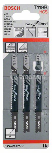 ბეწვახერხის პირი Т119 B 3 ც