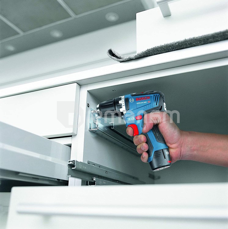 აკუმულატორის დრელი-სახრახნისი უნახშირო Bosch GSR 12V-30 Professional 12V (06019G9000)