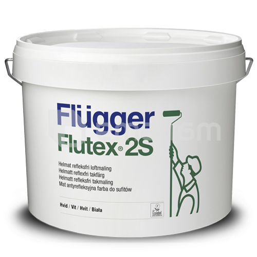 საღებავი ჭერის Flugger Flutex 2S 3 ლ