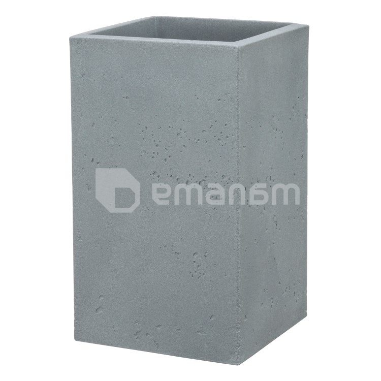 ქოთანი კერამიკული ეზოსთვის Scheurich 240/48 C-Cube Stony grey 11 ლ