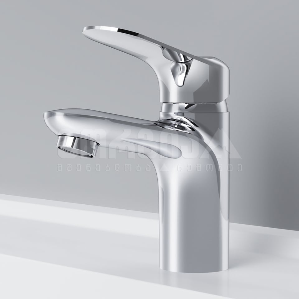 ხელსაბნის შემრევი ქრომირებული Sunny  F85C02100