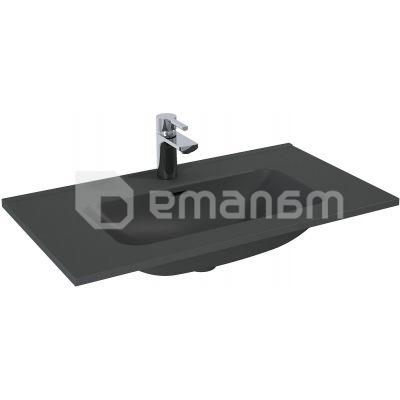 ხელსაბანი ''Skappa 80 Black Matt'' ავეჯისათვის ''SOHO 80'' Black Matt