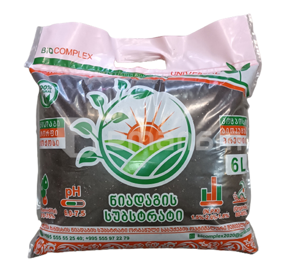 ნიადაგის სუბსტრატი 6 ლ