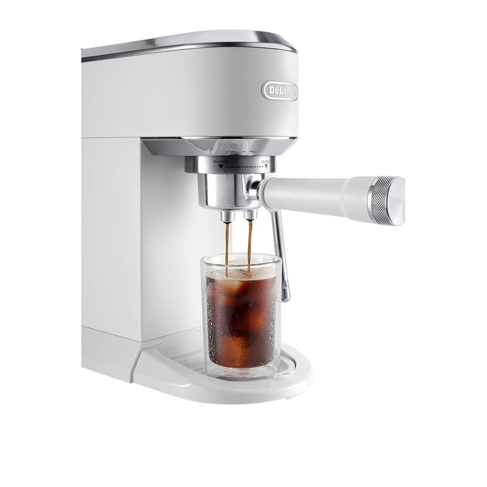 Espresso Coffee Maker/ Delonghi EC890.WI Dedica Duo