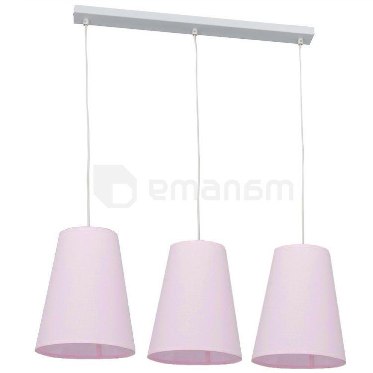 საკიდი LUMINEX Pinio 3 E27 3x MAX 60W ვარდისფერი 123